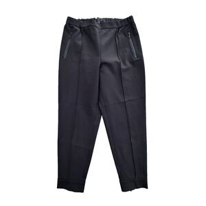 J.Crew Black Pull On Pants Size 8 Stretch Slim Ankle Zip Minimalist Workwear
